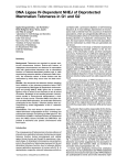 DNA ligase IV dependent NHEJ of deprotected human telomeres in