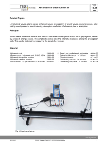 TEP 1.5.14 -00 Absorption of ultrasound in air TEP 1.5.14