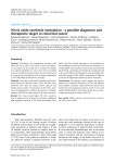 Nitric oxide synthesis modulation - a possible diagnostic and