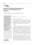 Phenotypic Characterization of Human cd T