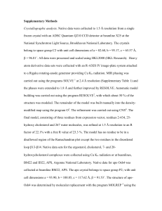 Supplementary Figure 1. Experimental electron density