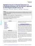 Highlights from the 1st Student Symposium on Computational