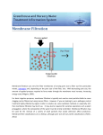 Membrane Filtration - Controlled Environment Systems Research
