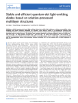 Stable and efficient quantum-dot light