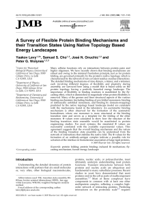A Survey of Flexible Protein Binding Mechanisms and their