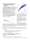 Mathematical models of genome- level evolution of protein domains