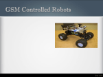 GSM controlled robot