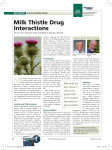 Milk Thistle Drug Interactions