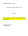 Intersection of Domains 1 Running Head: DEVELOPMENTAL