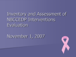 NBCCEDP Evaluation