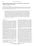 Engineering Phage Materials with Desired Peptide Display: Rational