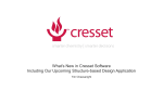 What`s New in Cresset Software Including Our Upcoming Structure