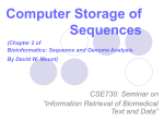 Computer Storage of Sequences