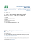 A Comparison of Local Site Conditions with Passive and Active