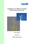 Guidelines for Offshore Floating Wind Turbine Structures