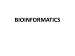 Bioinformatics