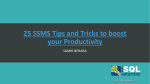 25 SSMS Tips and Tricks to boost your Productivity