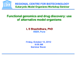 Functional genomics and drug discovery: use of alternative model