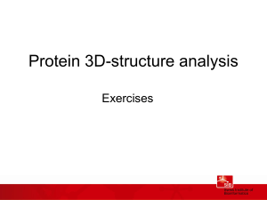 Protein 3D-structure analysis