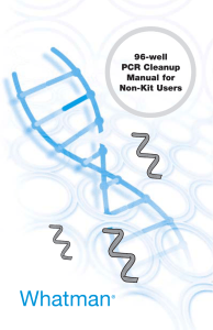 96-well PCR Cleanup Manual for Non