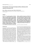 Characterisation of the second messenger pathway