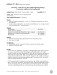 Discussion Leader Activity: Recombinant DNA Technology