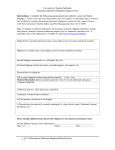 Hazardous Materials Shipment Request Form