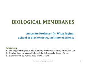 biological membranes and membrane transport