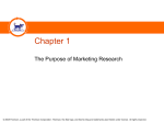 The Value of Marketing Research