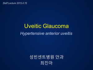 Hypertensive anterior uveitis