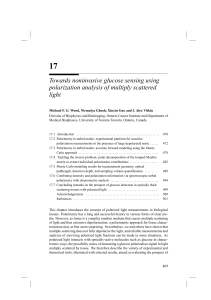 Towards noninvasive glucose sensing using