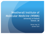 Weatherall Institute of Molecular Medicine (WIMM) University of