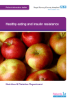 Healthy eating and insulin resistance