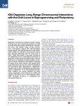 Klf4 Organizes Long-Range Chromosomal