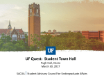 UF Quest: Student Town Hall - Office of Undergraduate Affairs
