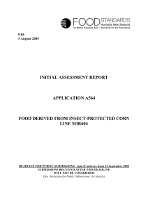 6.2 Option 2 – approve food from insect