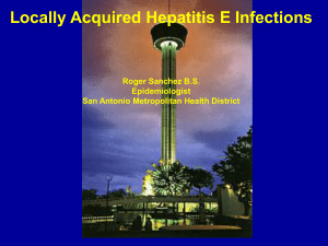 Sanchez-HepatitisEUpdate - Texas Department of State Health