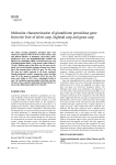Molecular characterization of glutathione peroxidase