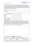 Biohazard Sorting Application Form This form must be filled out