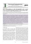 DNA Polymorphisms in the β-lactoglobulin and κ–casein Genes