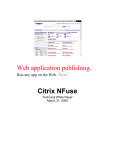 Citrix NFuse Technical White Paper