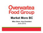 Overwaitea Food Group, "Market More BC"