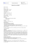 Technical data sheet Sodium Pyruvate 100mM