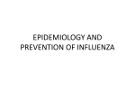 epidemiology and prevention of influenza