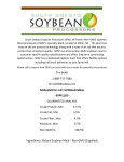 Non-GMO Soybean Meal - South Dakota Soybean Processors