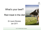 Red meat in the diet - Food a fact of life