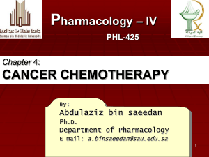 Cancer Chemotherapy-2