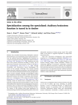 Specialization among the specialized: Auditory brainstem function is