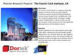Pharma Research Projects: The Francis Crick Institute, UK