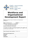 Workforce and Organisational Development Report